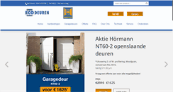 Desktop Screenshot of ecogaragedeuren.nl